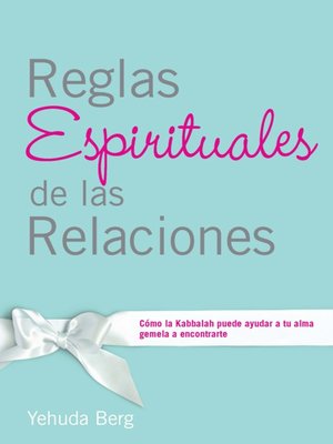 cover image of Reglas Espirituales de las Relaciones